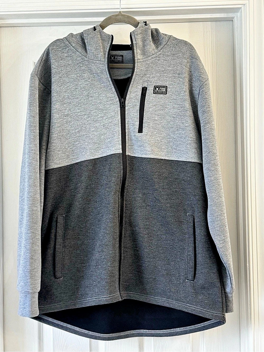 NWOT Pure Lure Men's Gray & Black Color Block Jacket